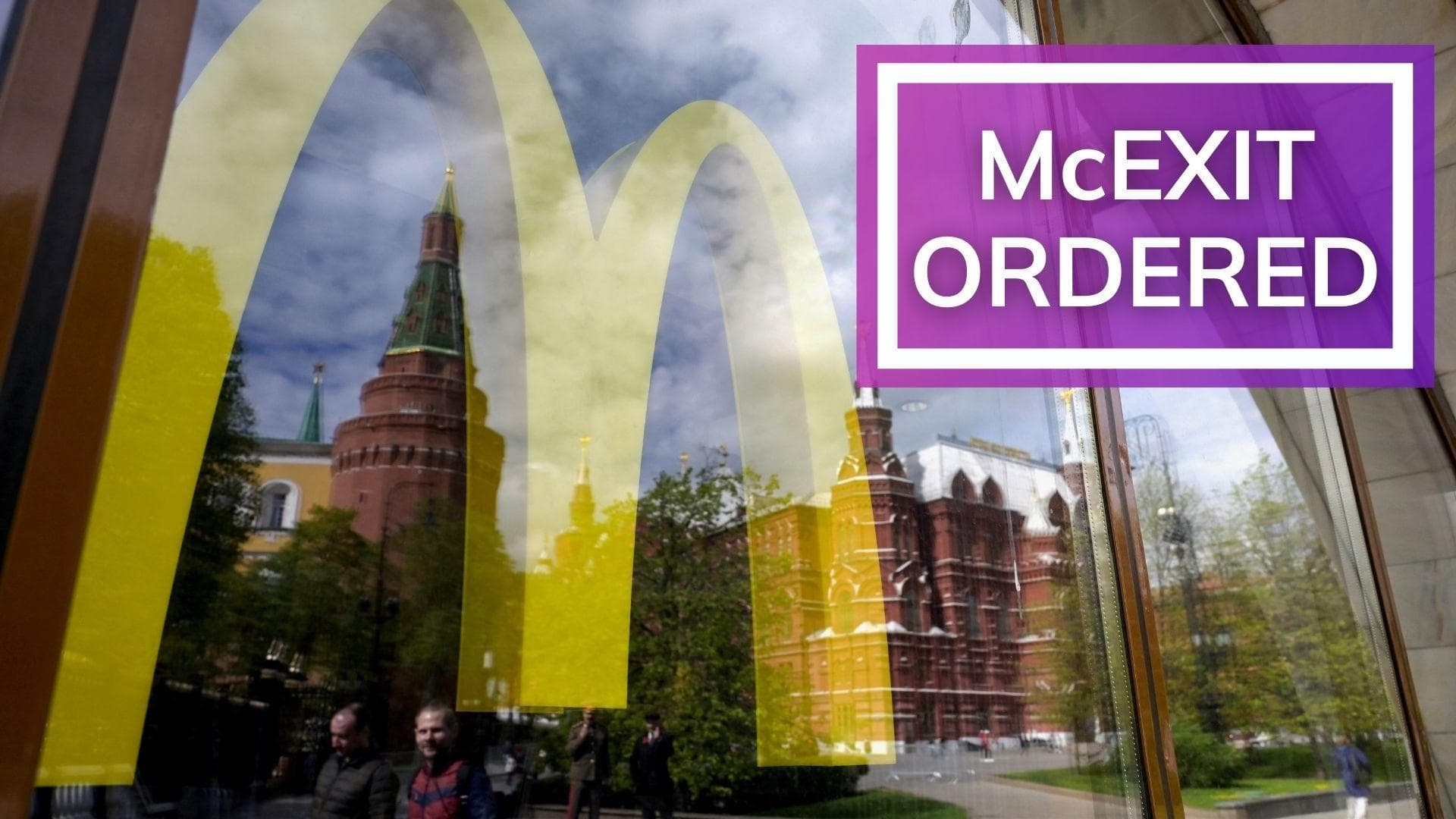 Watch: Russians queue up at McDonald's outlets as it exits the country