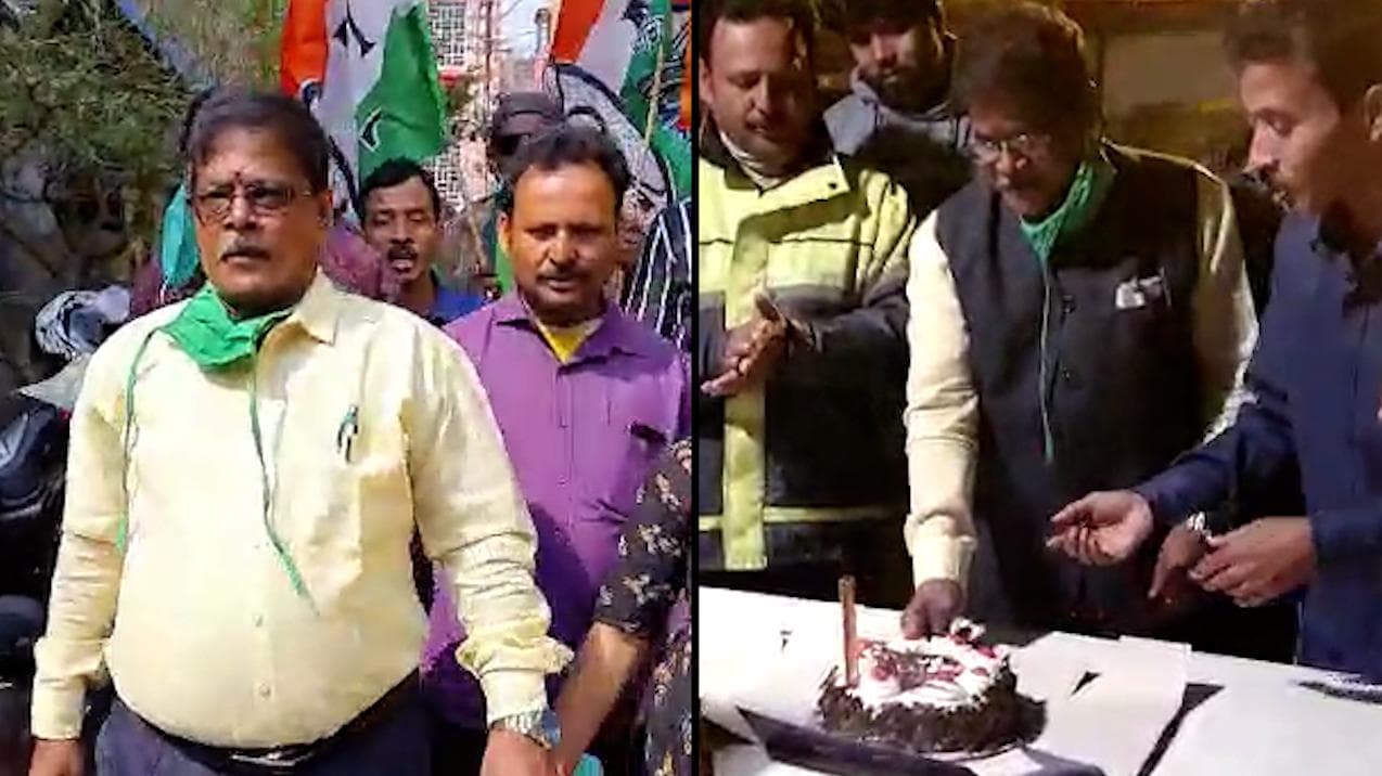 TMC candidate's b'day: প্রচারের মাঝেই ঘাসফুল প্রার্থীর জন্মদিন পালন, বিধি ভঙ্গের অভিযোগ বিরোধীদের