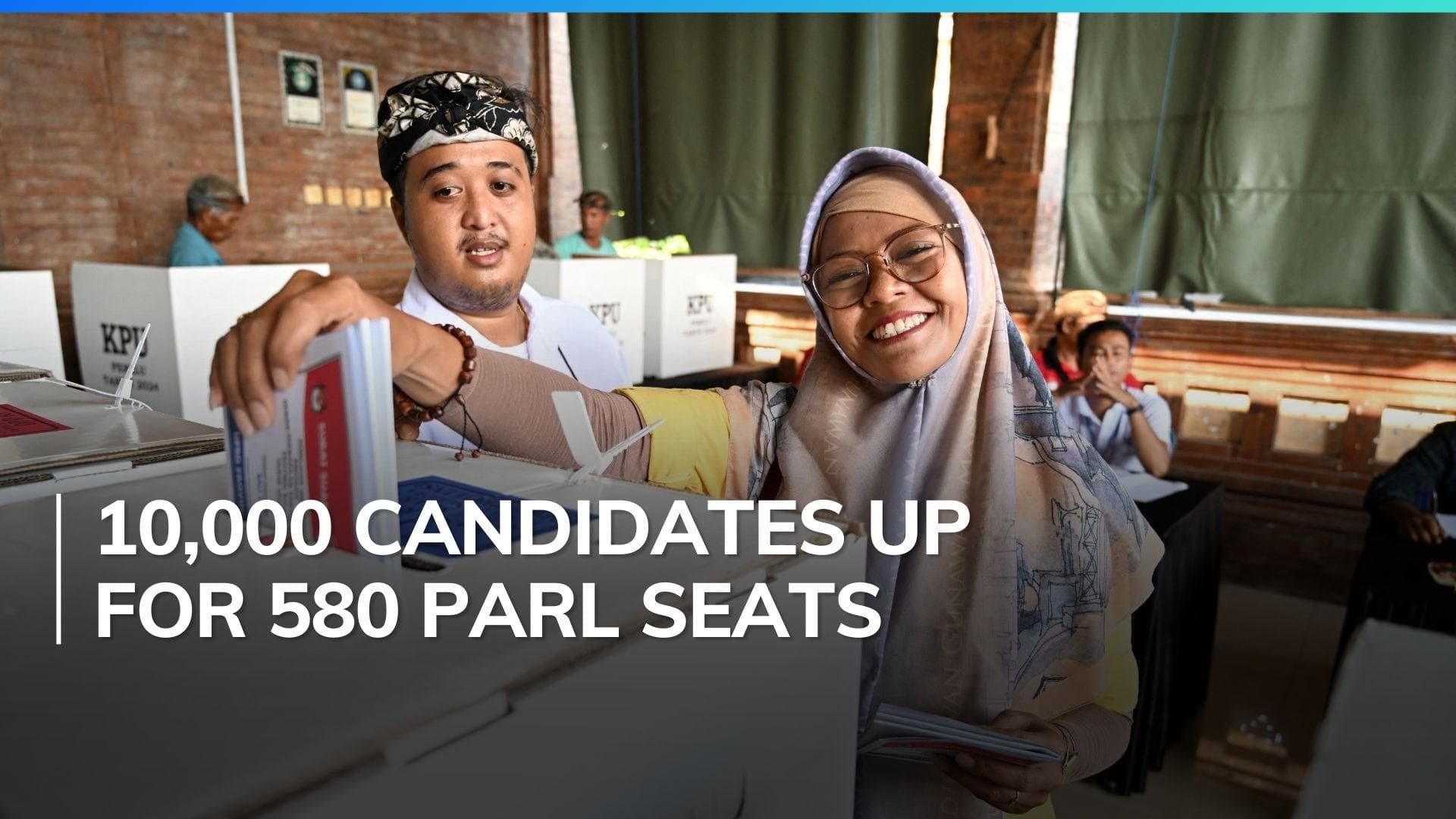 Crores of Indonesians vote to elect new president