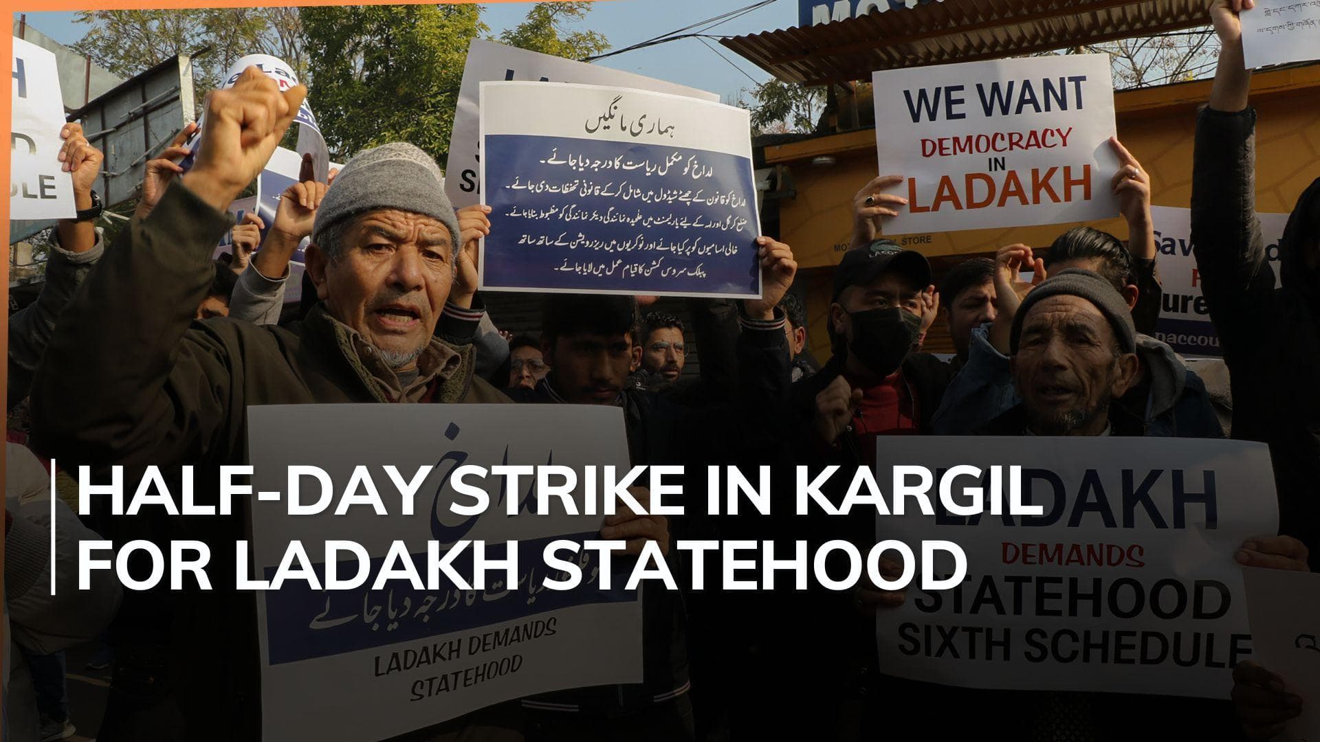 Shops, markets closed in Kargil to demand statehood for Ladakh