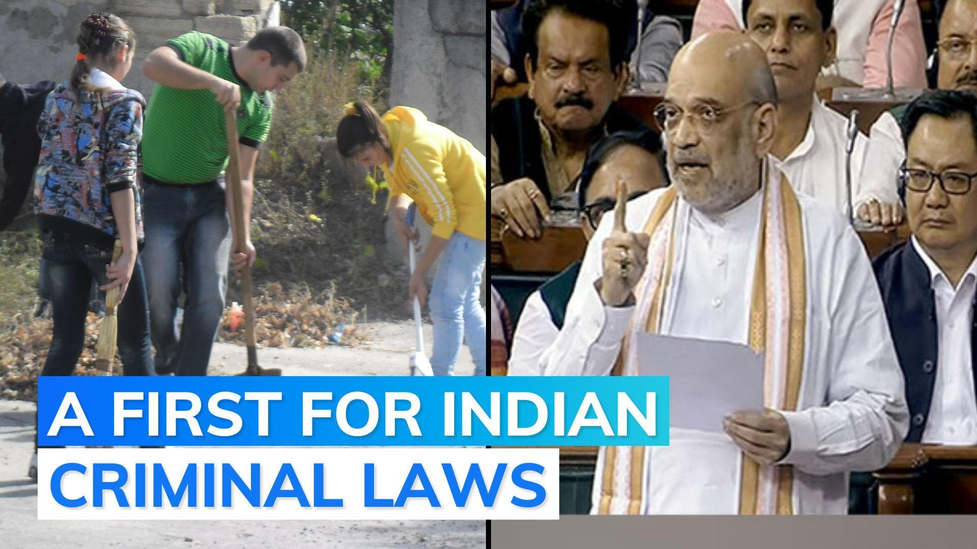 Centre proposes community service as punishment for petty offences