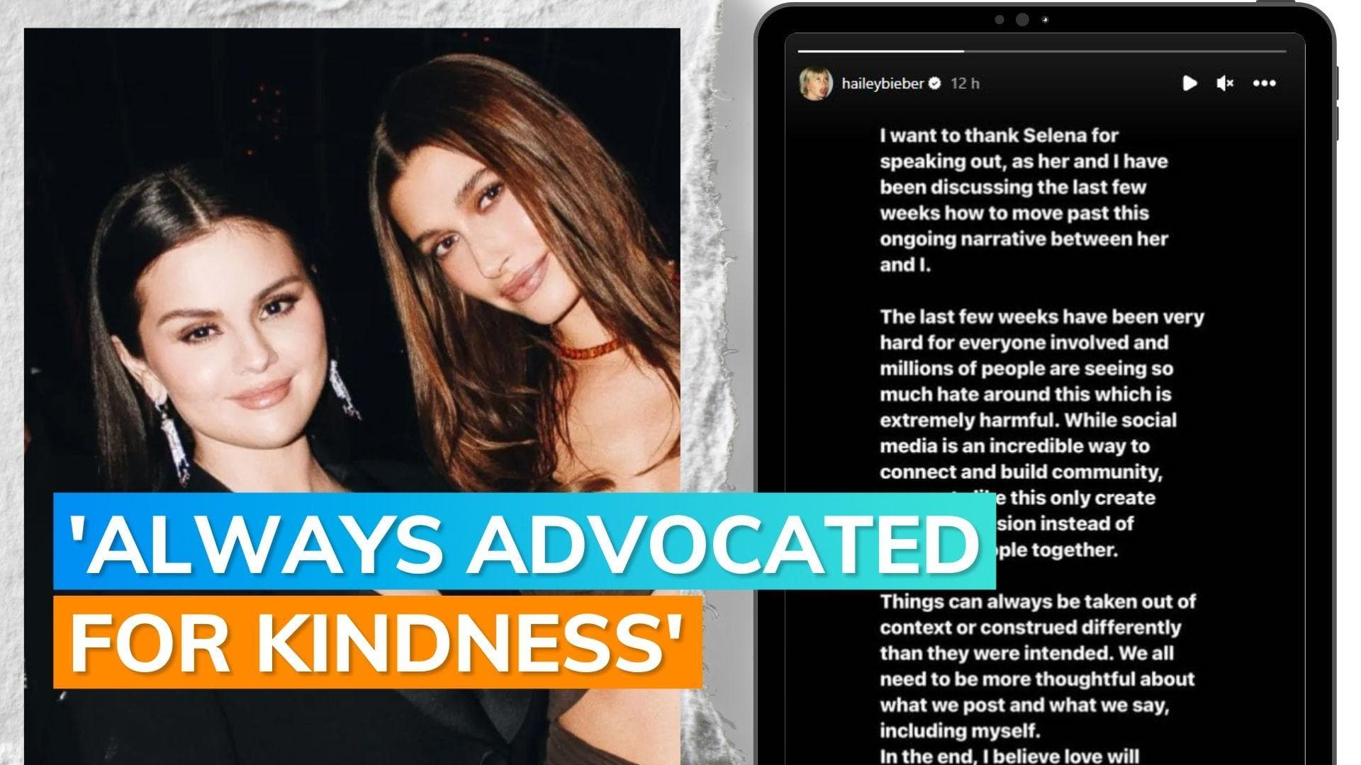 Selena Gomez and Hailey Bieber break silence on their alleged feud