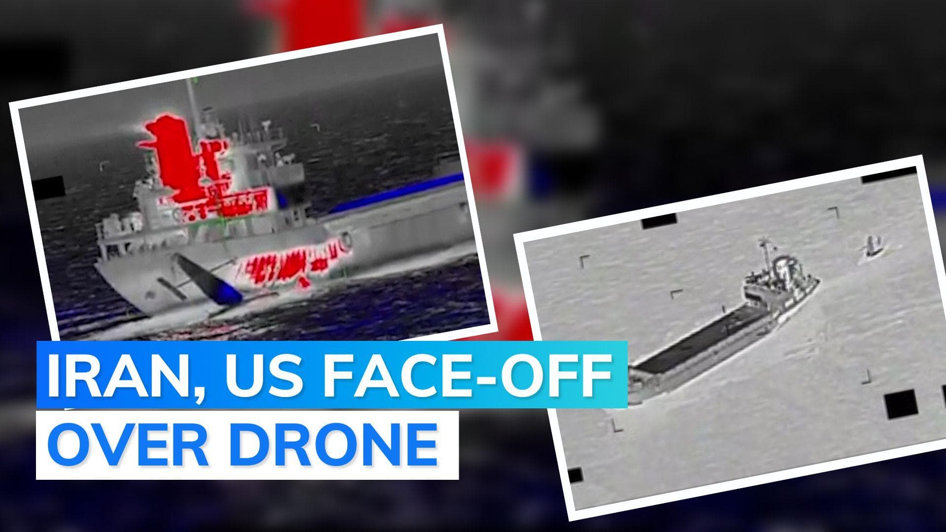 Iran forces seize US military drone, try to tow it away; released after US warship, chopper arrive