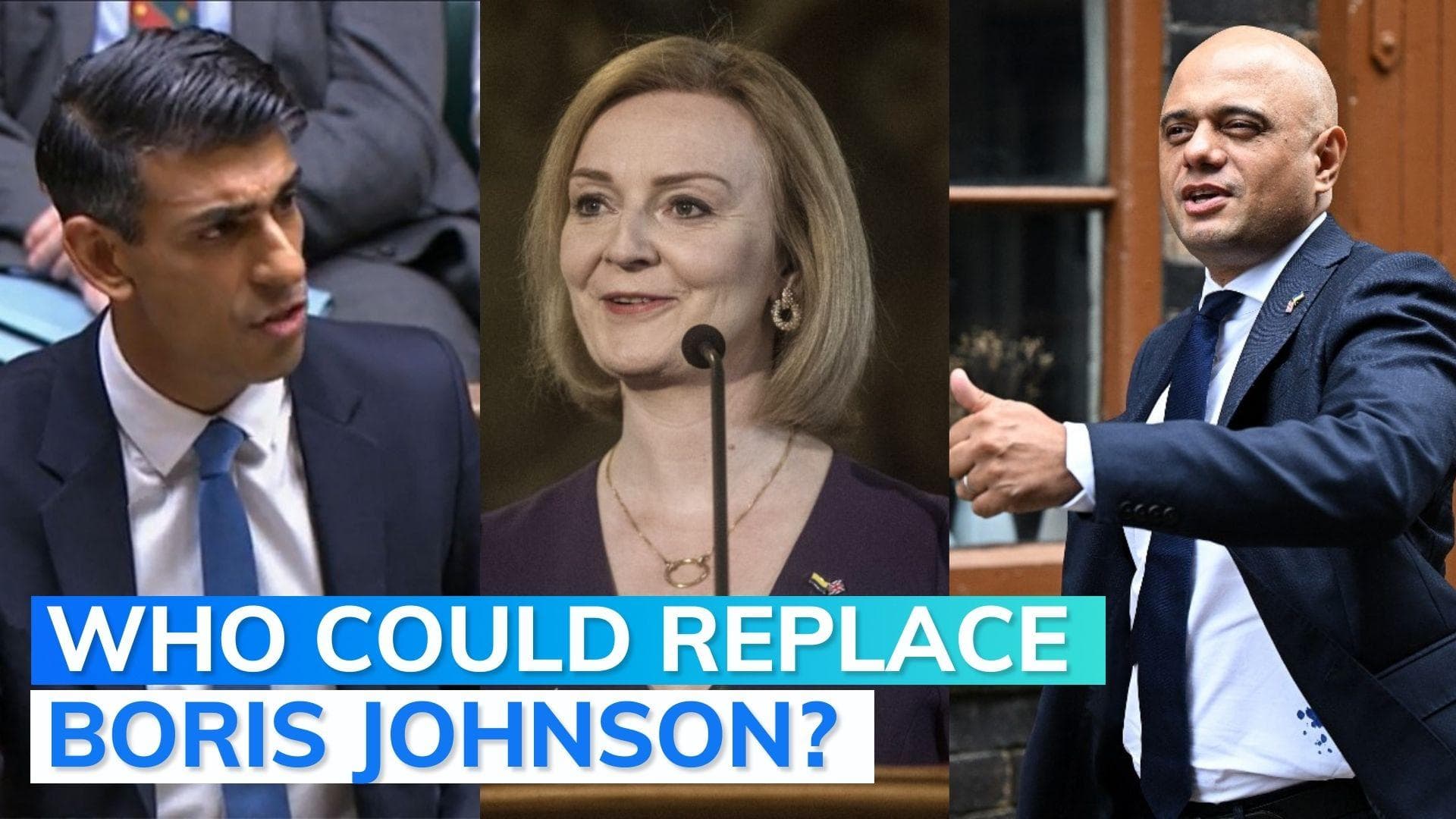 Who are the top three contenders to replace Boris Johnson as UK PM?