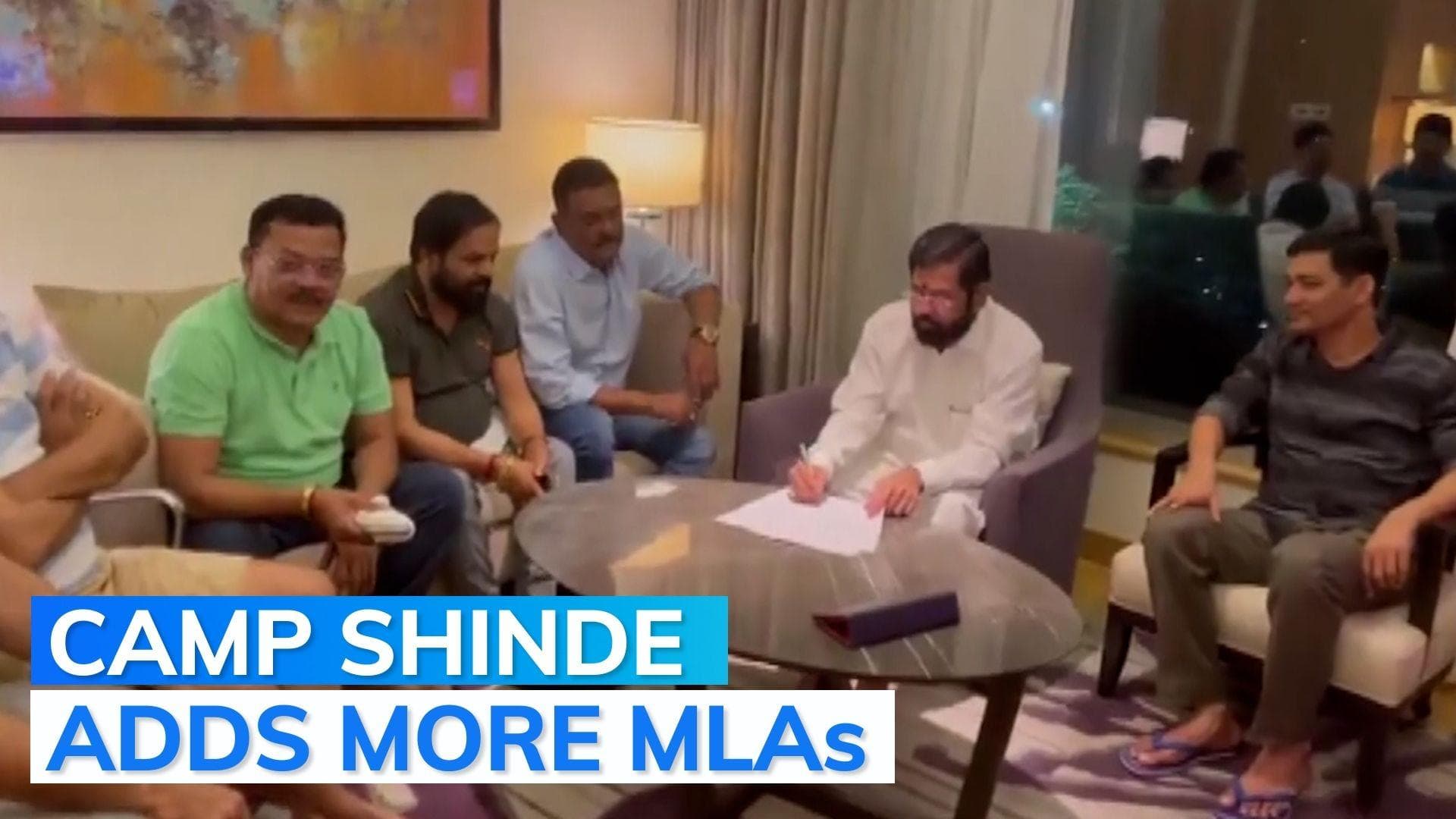 Maharashtra political crisis: 4 more MLAs join Eknath Shinde-led rebel camp in Guwahati