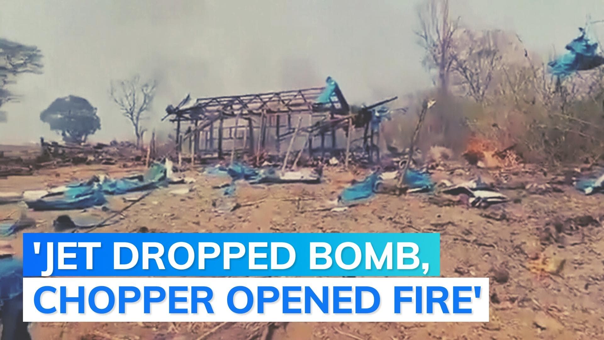 Myanmar: military rulers conduct airstrike on village, kill 100, say reports