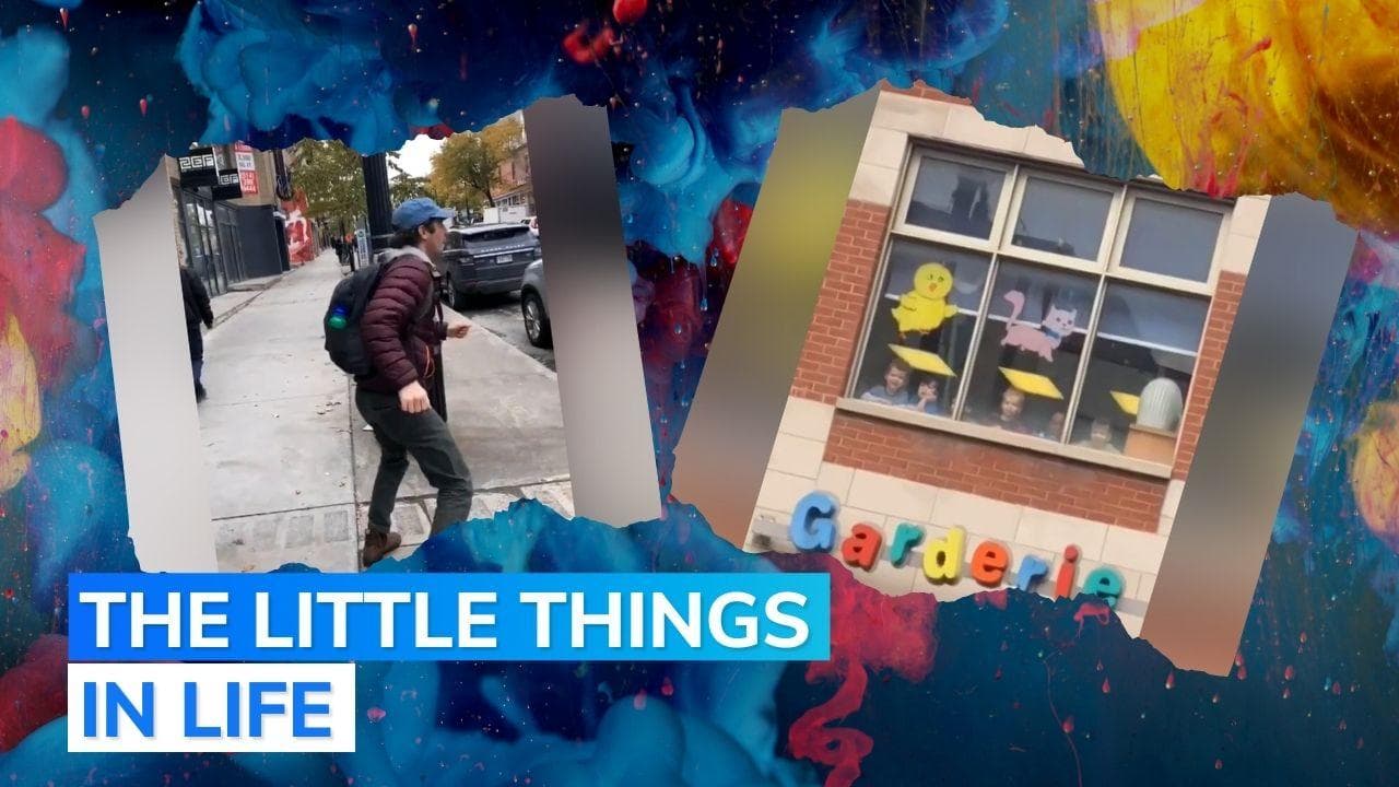 Watch: stranger's fun tactics make daycare kids jump in joy