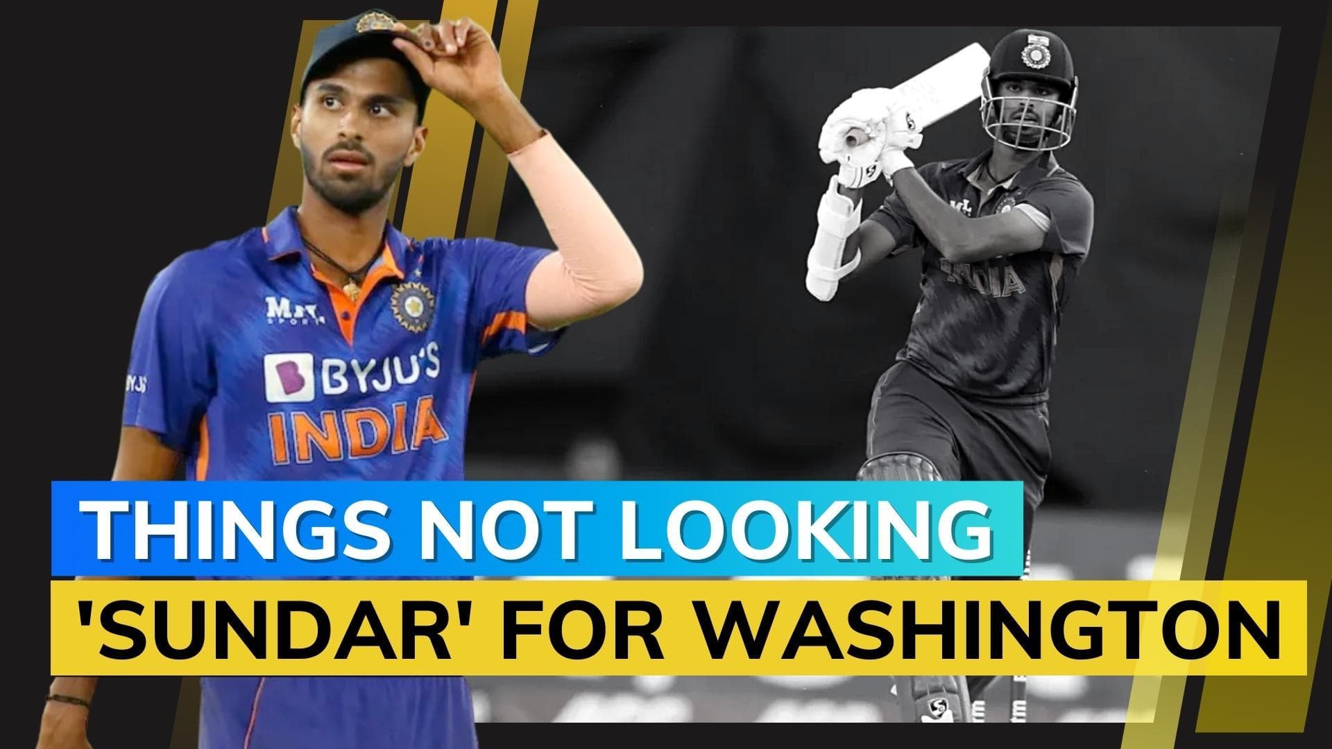 Washington Sundar injured again, leaves field during Royal London One Day match