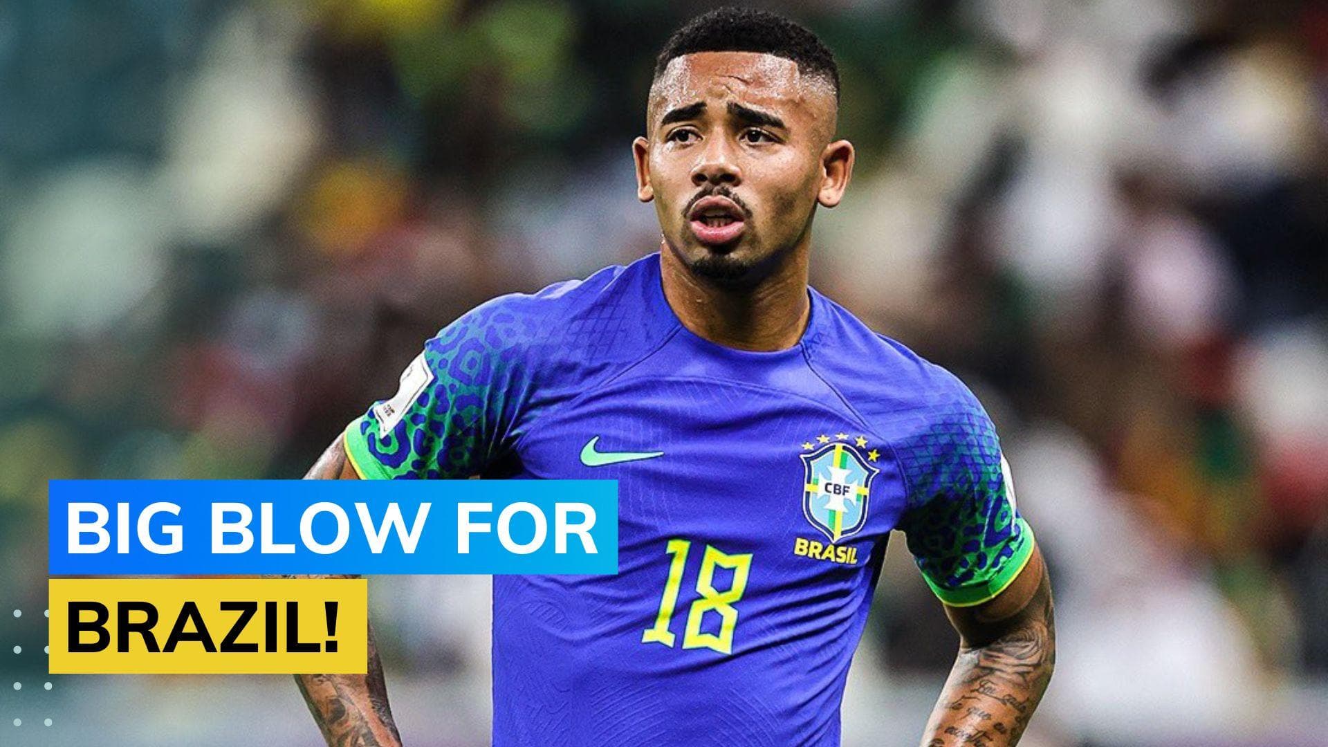 FIFA World Cup 2022: Brazil's Gabriel Jesus & Alex Telles ruled out 
