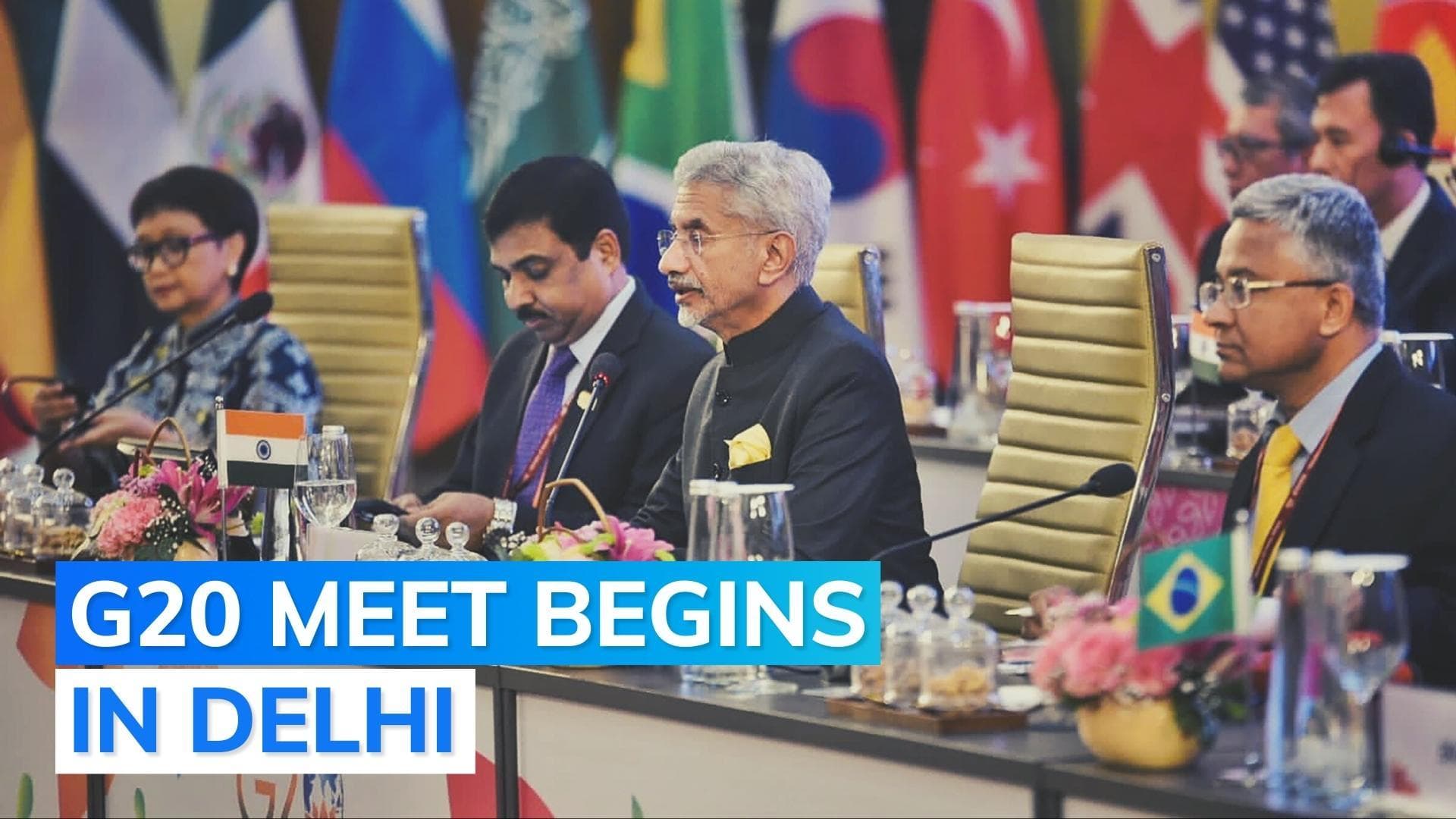 Minute of silence for Turkey earthquake victims at G20 foreign ministers' meet