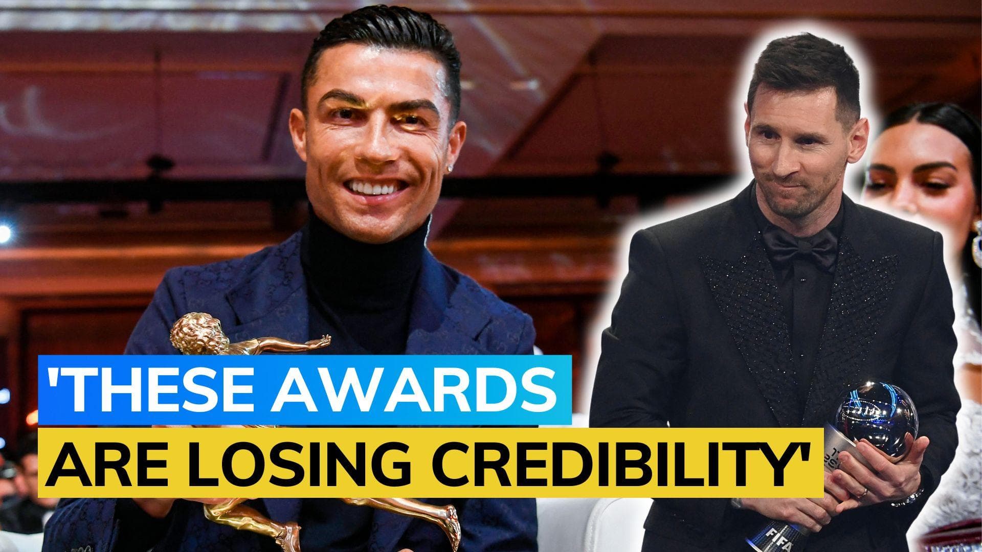 Cristiano Ronaldo hits out at Ballon d'Or and FIFA Best Player awards after Lionel Messi wins both