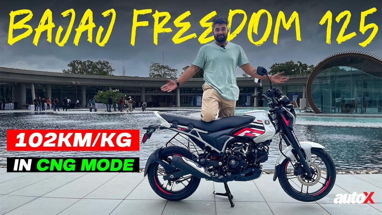 Bajaj Freedom 125 CNG Bike India | World's first CNG motorcycle | Detailed walkaround 2024 | autoX