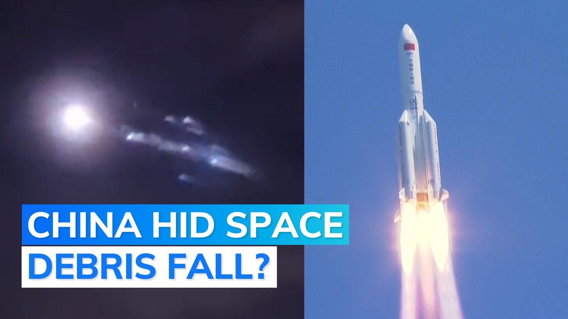 China's space rocket debris crashes back to Earth over Indian Ocean