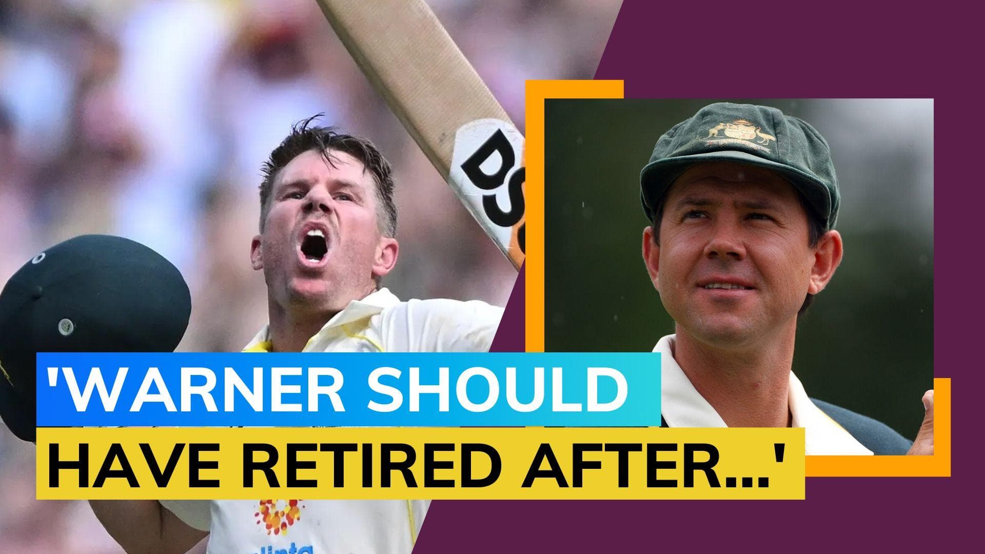 Ricky Ponting fears tragic end to David Warner's Test career