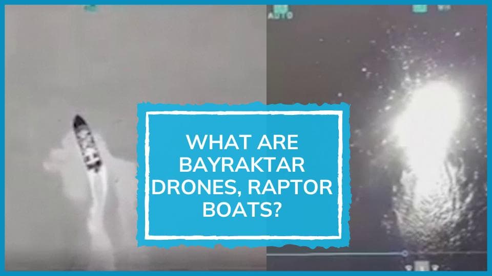 Video of Bayraktar drones destroying Russian boats in Black Sea, claims Ukraine, after Moskva sinking
