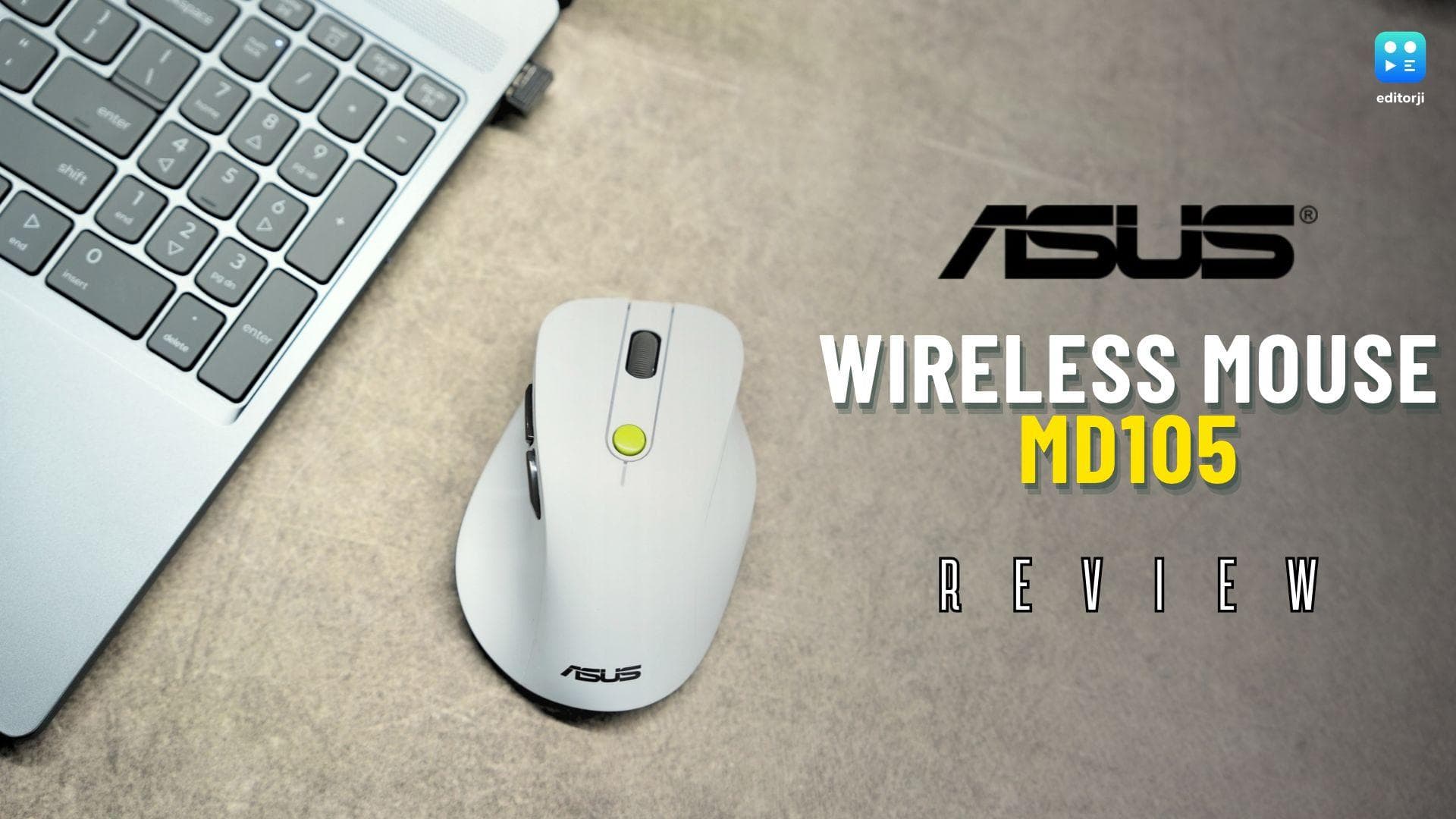 Asus Wireless Mouse MD105 Review: Comfortable Mouse for Everyday Work