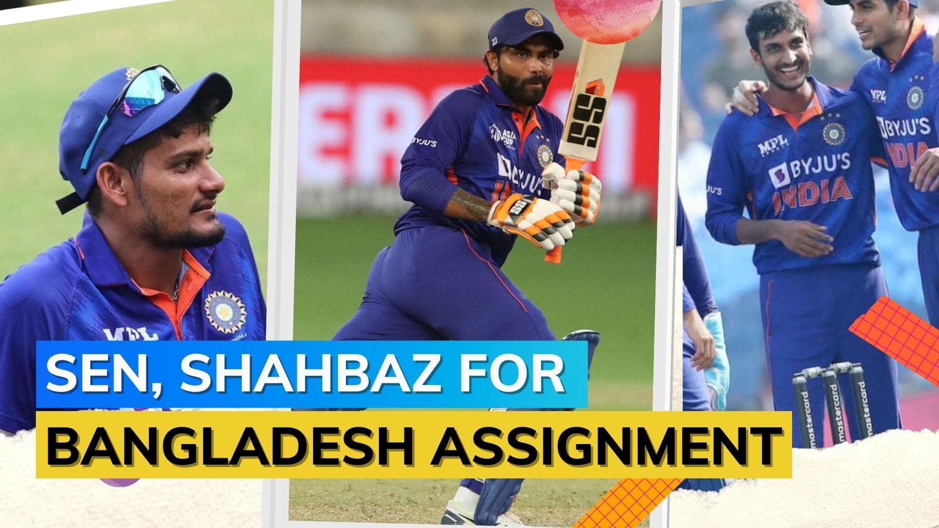 IND VS BAN: Jadeja ruled out of Bangladesh series; Shahbaz Ahmed to not play in New Zealand