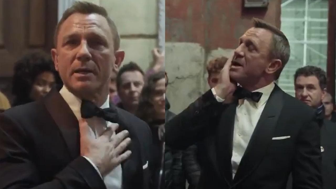 Watch: Daniel Craig gets emotional as he bids farewell to James Bond role