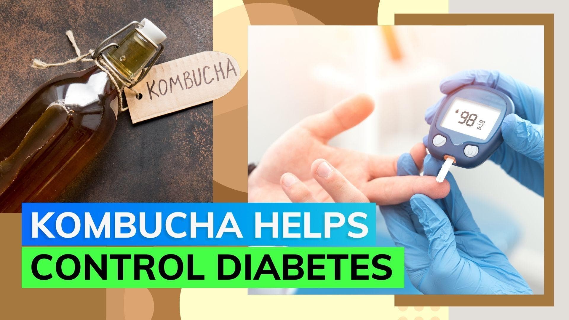 Drinking kombucha might help reduce blood sugar levels, study