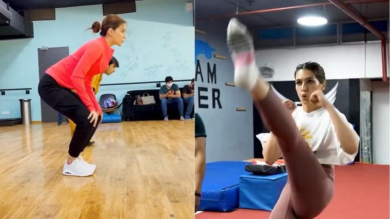 Kriti Sanon preps for 'Ganapath', shares intense workout video