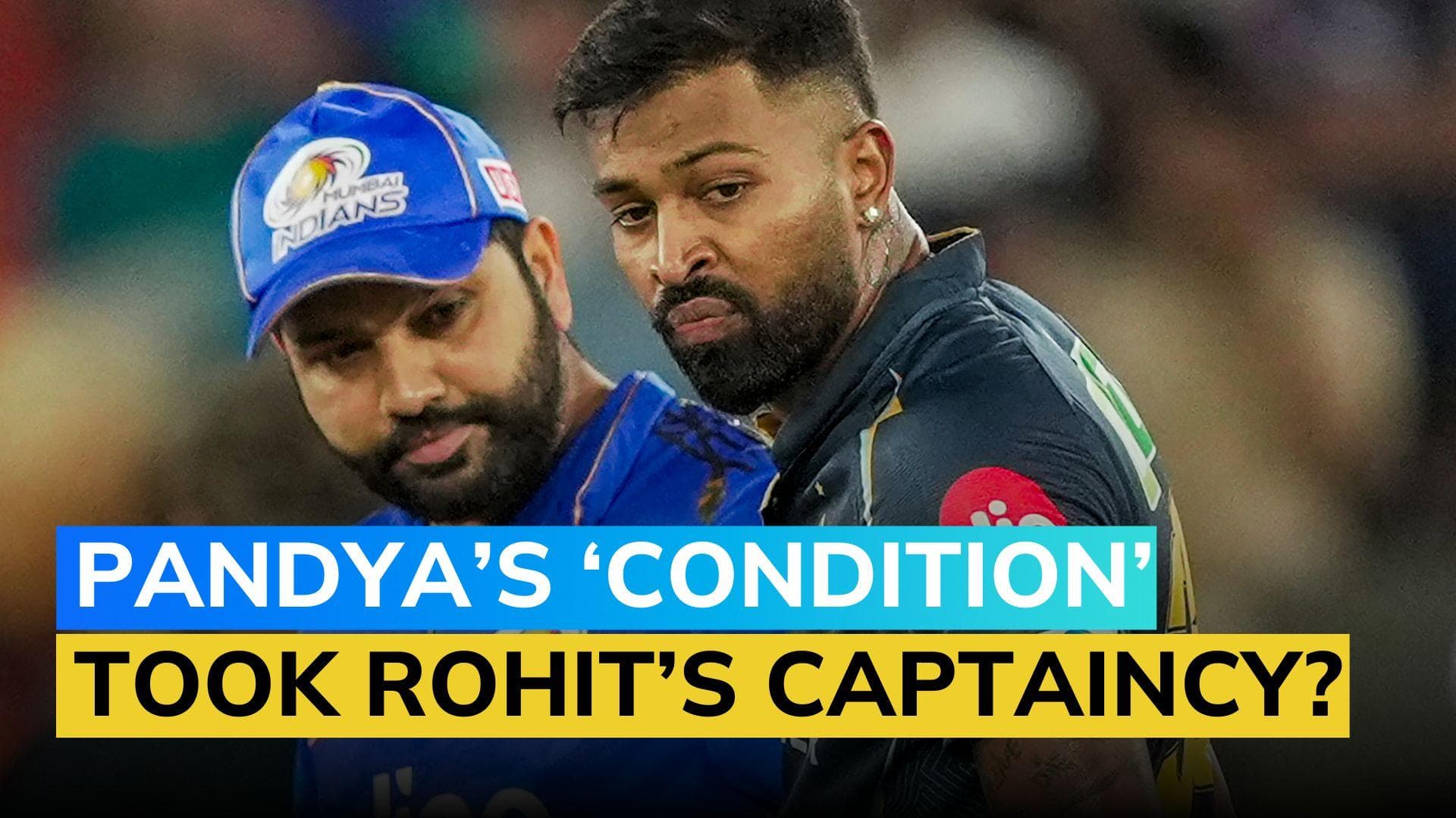 Hardik Pandya demanded captaincy before Mumbai Indians shift: report