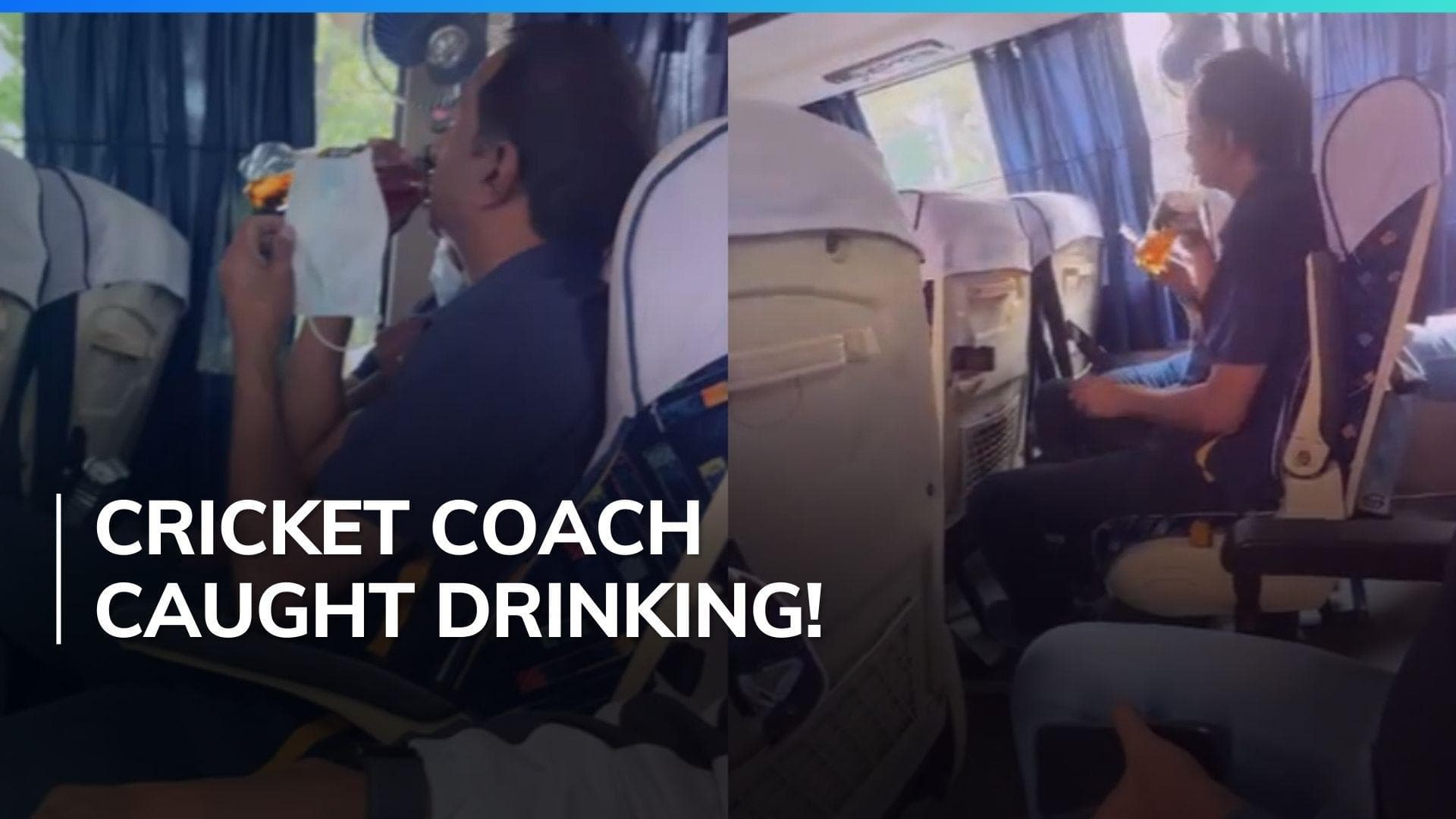 Watch: Hyderabad's women's cricket team coach caught on camera for drinking alcohol; Suspended