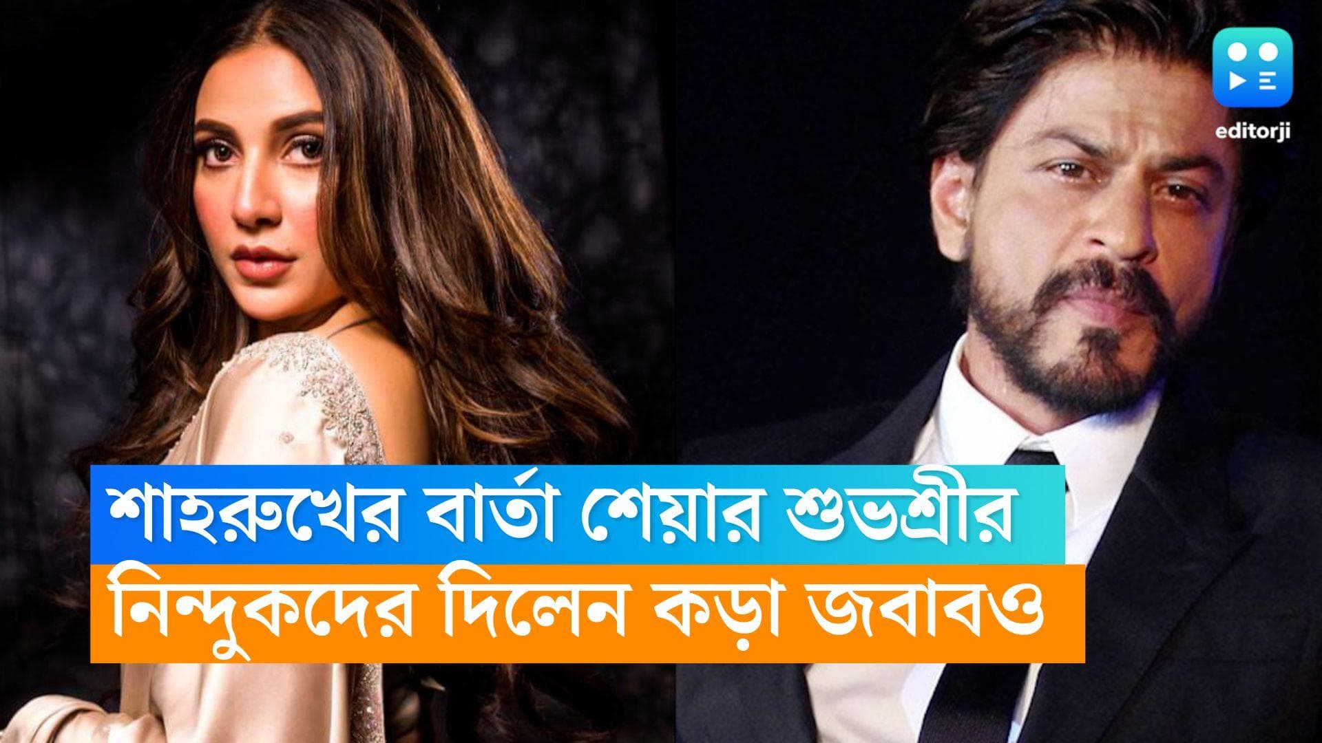 Subhashree Ganguly : শাহরুখের বার্তা শেয়ার করে নিন্দুকদের কড়া জবাব, কী বললেন শুভশ্রী ?