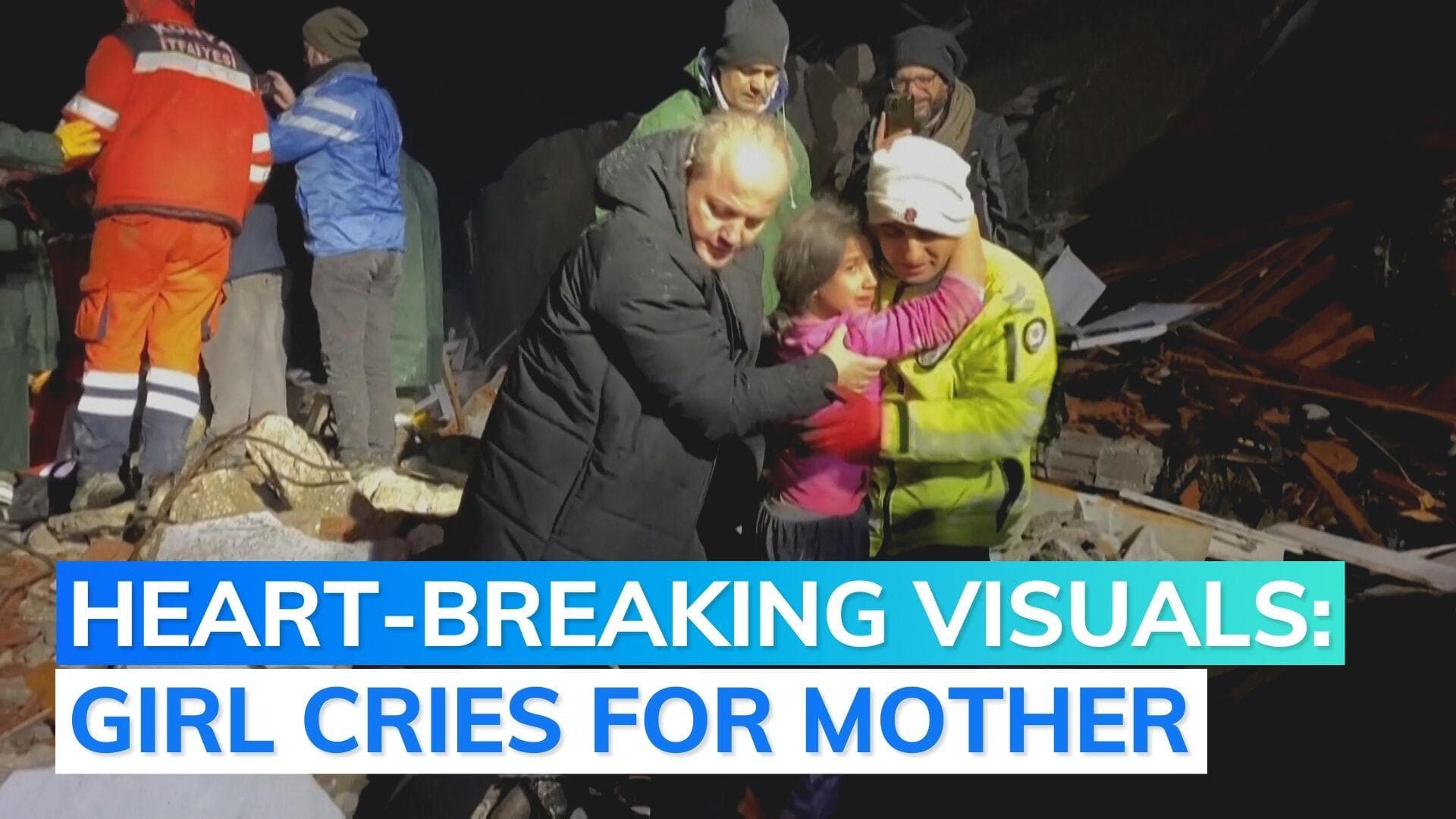Watch: girl rescued from rubble, cries for her mother; over 5,000 dead so far in Turkey-Syria earthquake