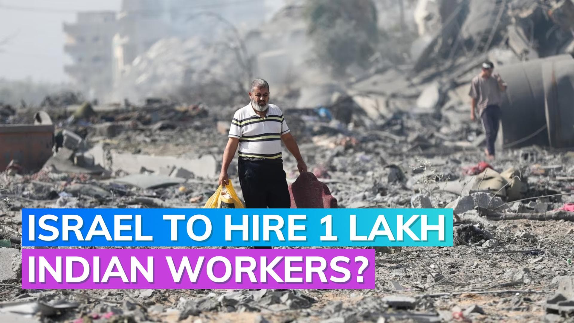 Israel- Hamas war: Israel looks to hire 1 lakh Indians to replace Palestinian workers