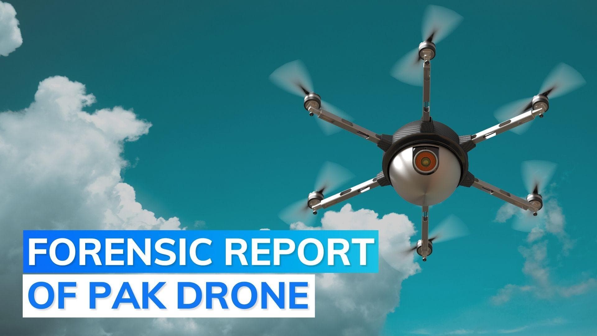 Pakistan drone shot down by BSF in 2022 came from China: report