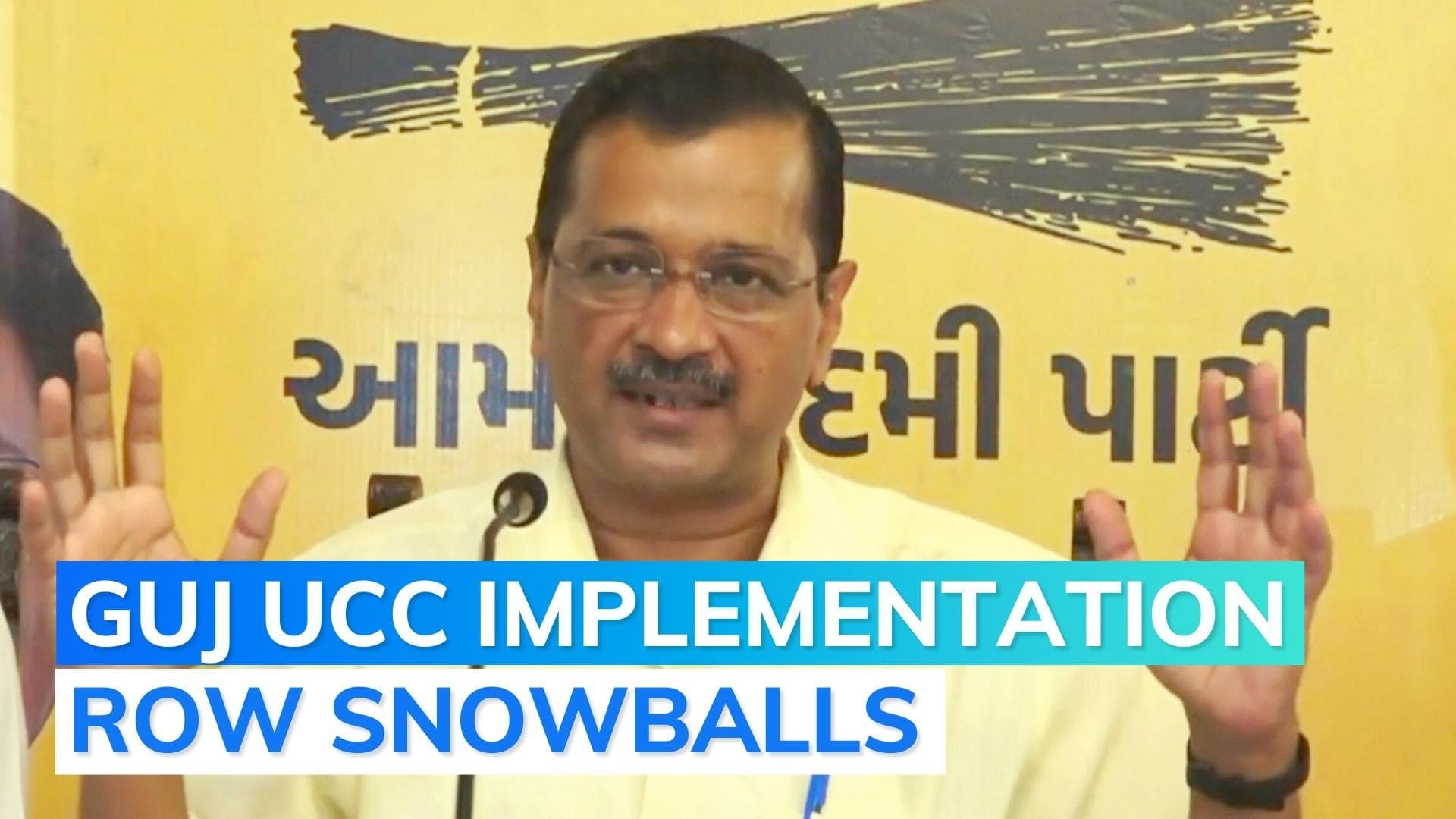 Arvind Kejriwal targets Gujarat govt over UCC, says 'their intention is bad'