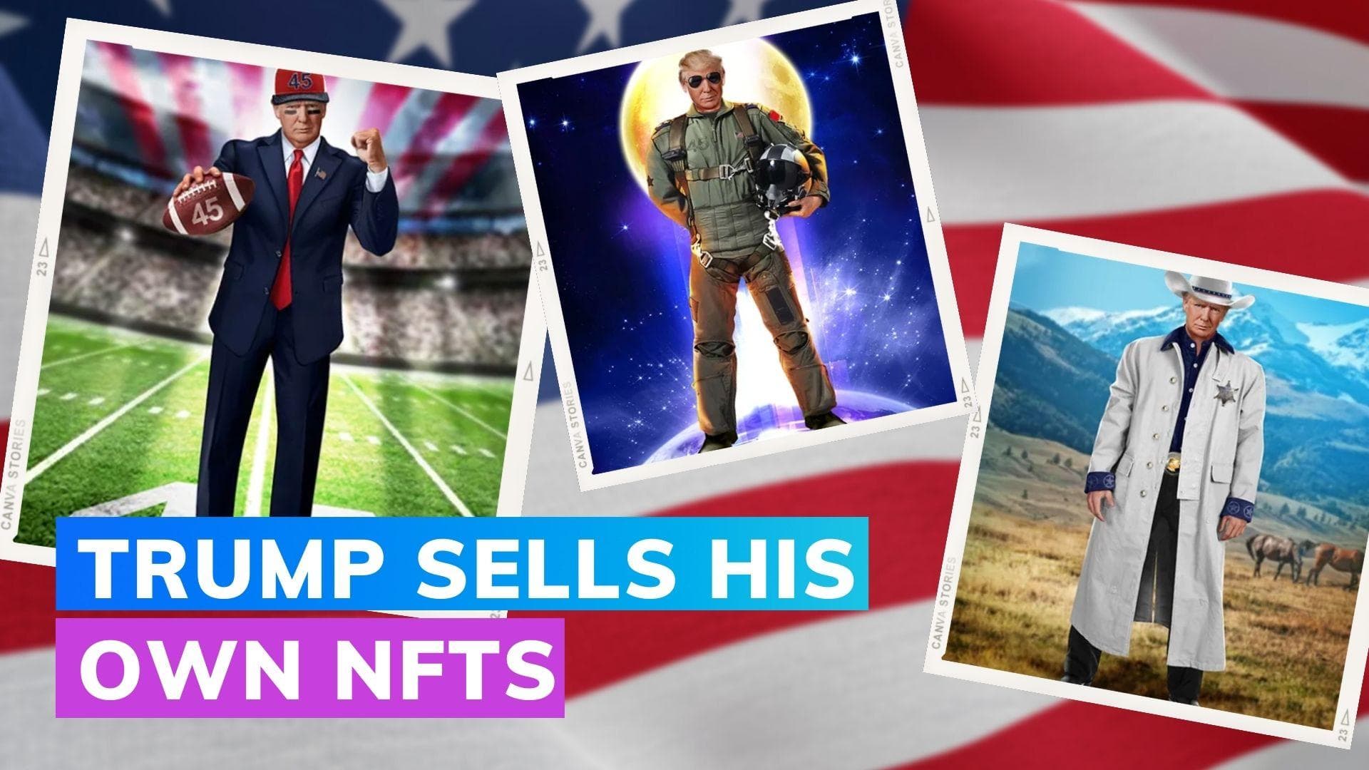 Former president Trump launches new NFT digital trading card collection