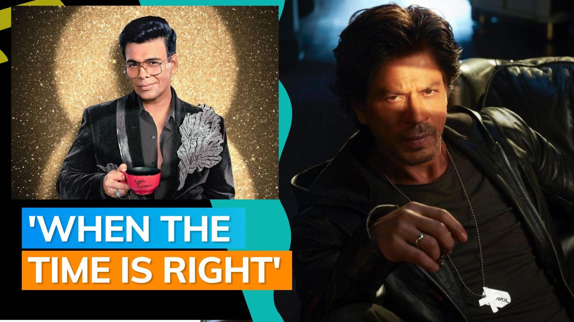 Will Shah Rukh Khan appear on 'Koffee With Karan'? Karan Johar opens up on the possibility