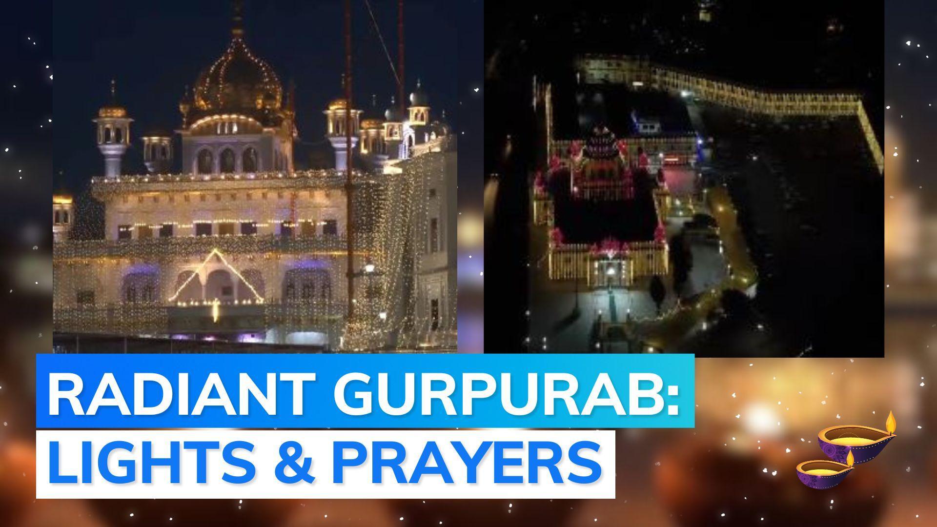 Guru Nanak Jayanti: devotees light candles at Golden Temple, Bangla Sahib to celebrate Gurpurab