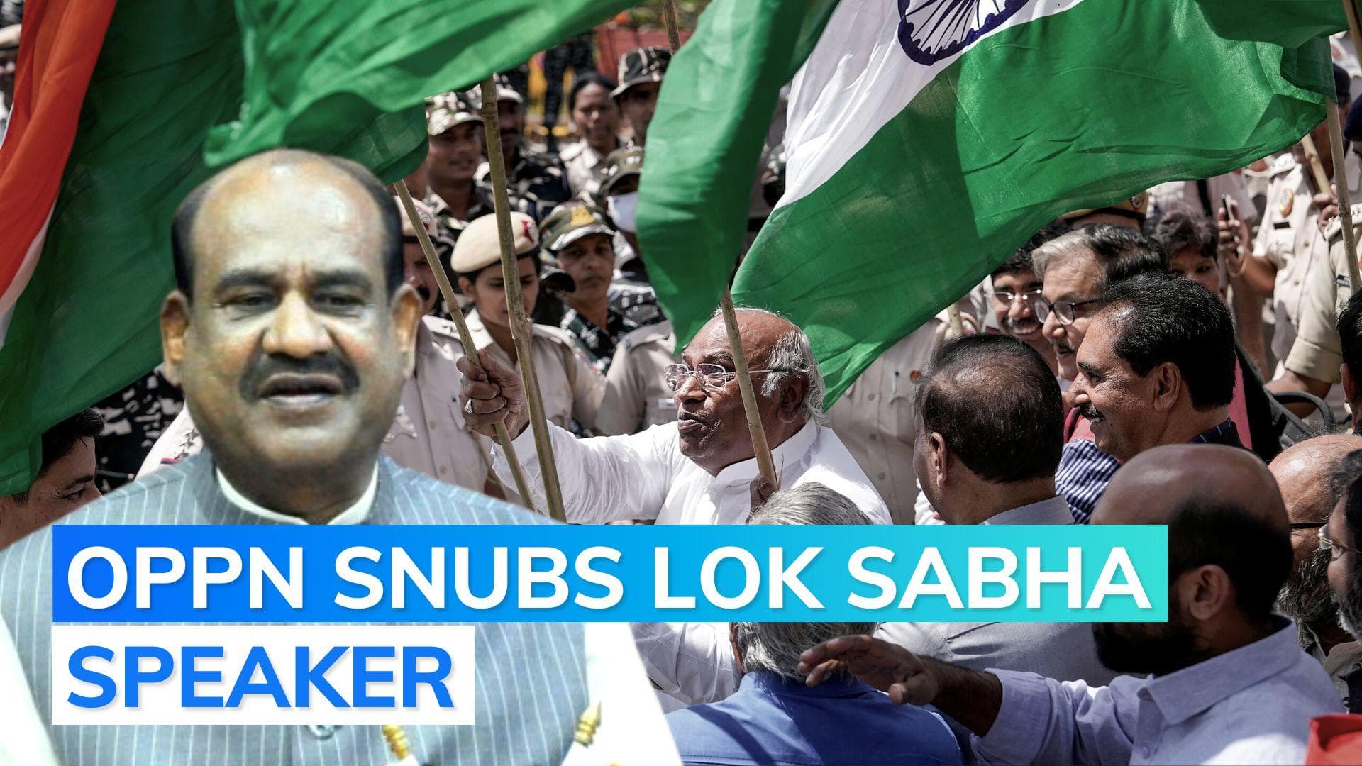 Lok Sabha Speaker extends customary tea invite, opposition MPs boycott