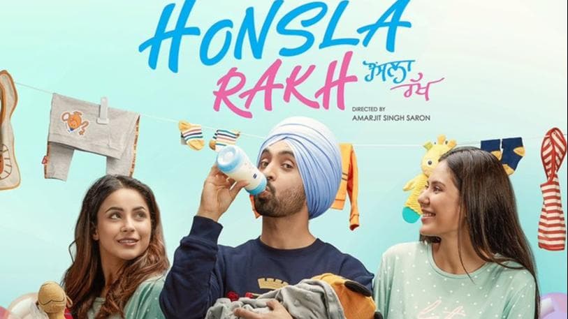 Diljit Dosanjh & Shehnaaz Gill's 'Honsla Rakh' breaks box office records, earns 17.5 crore  