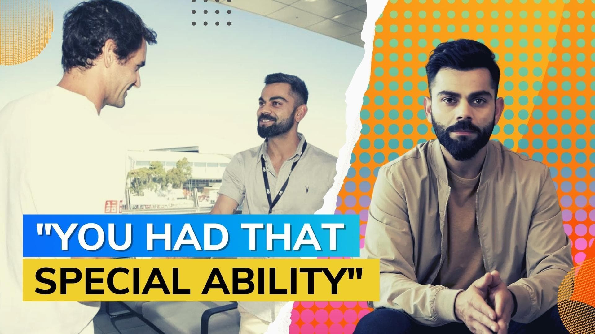 Watch! Virat Kohli shares heartfelt video for Roger Federer