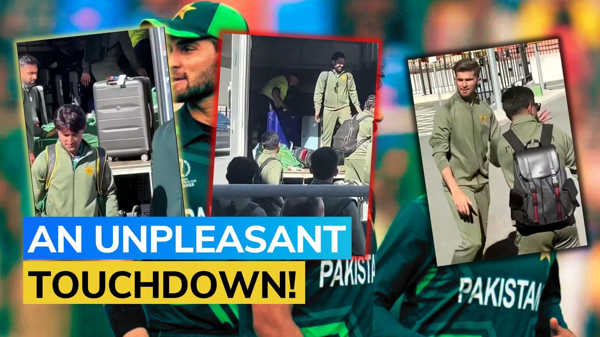 Watch! Cash-strapped Pakistan cricketers load their luggage on truck on their own in Australia