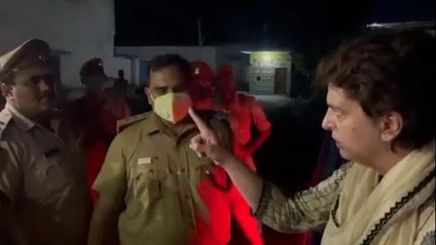 Lakhimpur Kheri: लखीमपुर जा रहीं प्रियंका गांधी हिरासत में,  बोलीं- यह किसानों का देश है BJP का नहीं