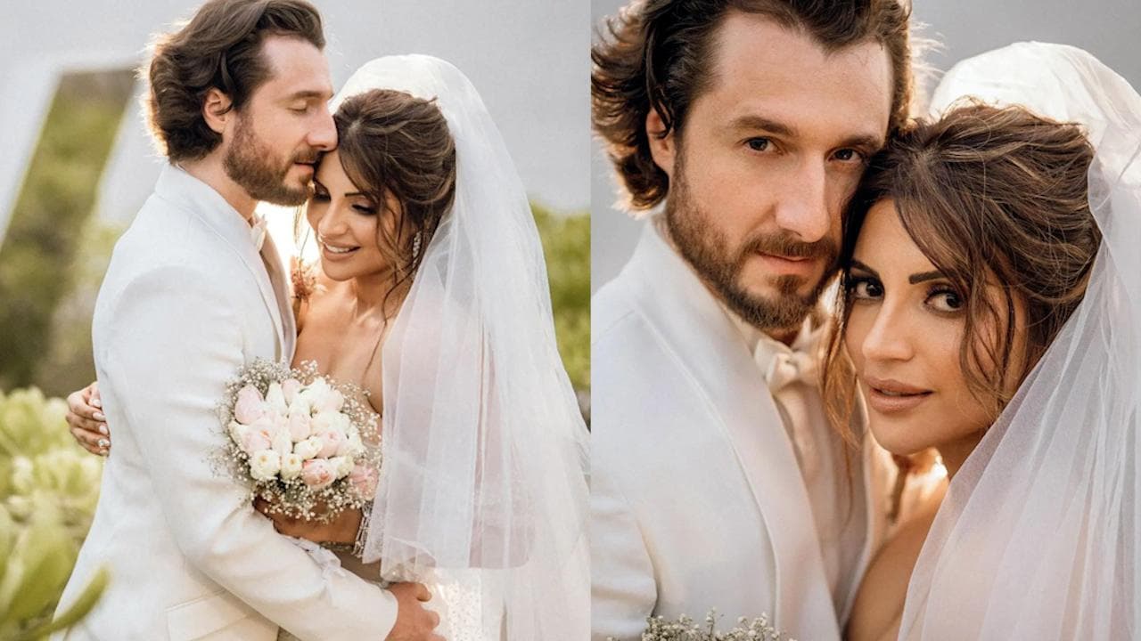Shama Sikander ties the knot with James Milliron, see first pics here