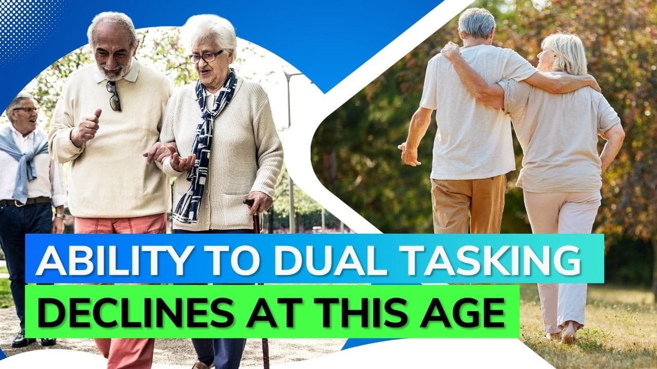 Study says ability to walk while multi tasking declines at this age. Find out