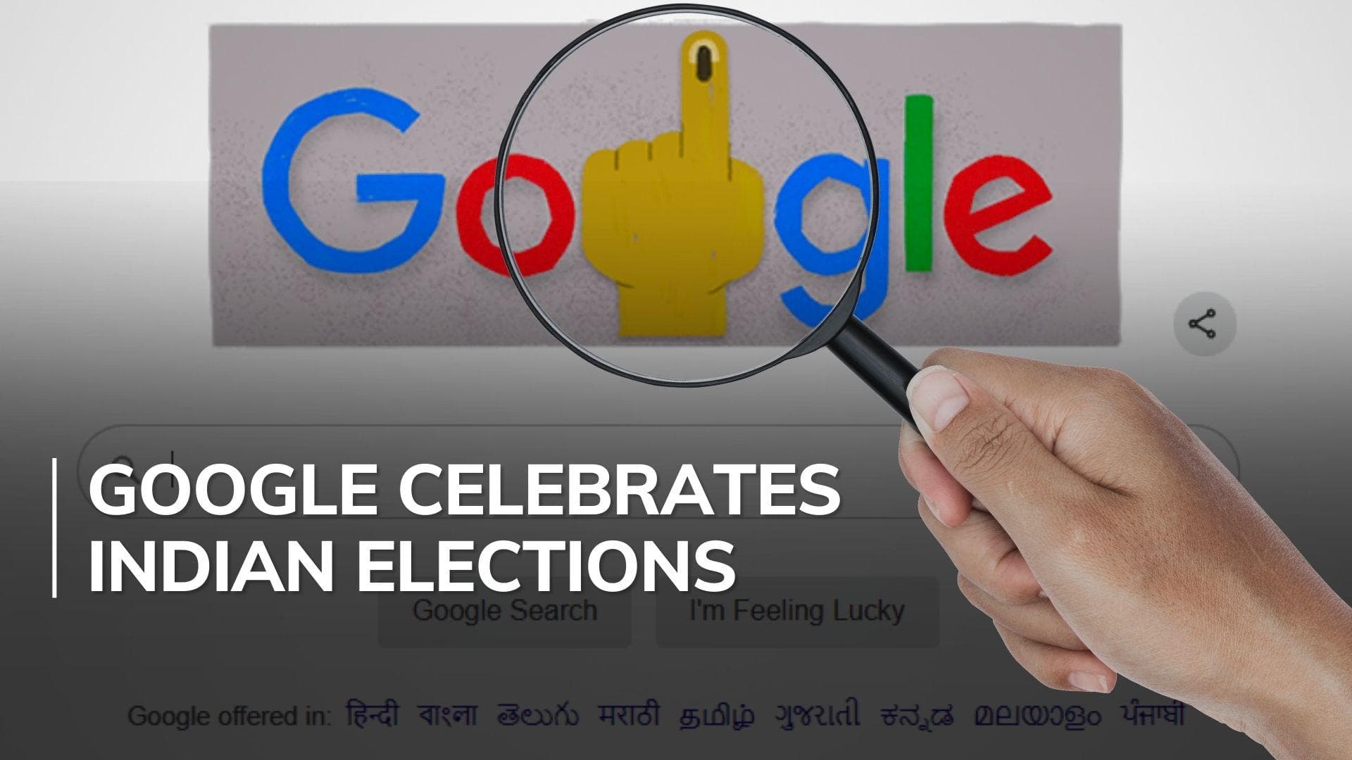 Google celebrates Lok Sabha elections with doodle | Watch
