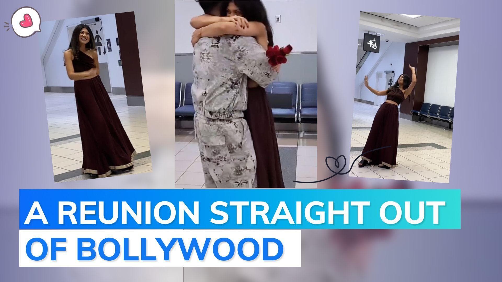 Woman dances at airport as she meets boyfriend after 5 years: watch