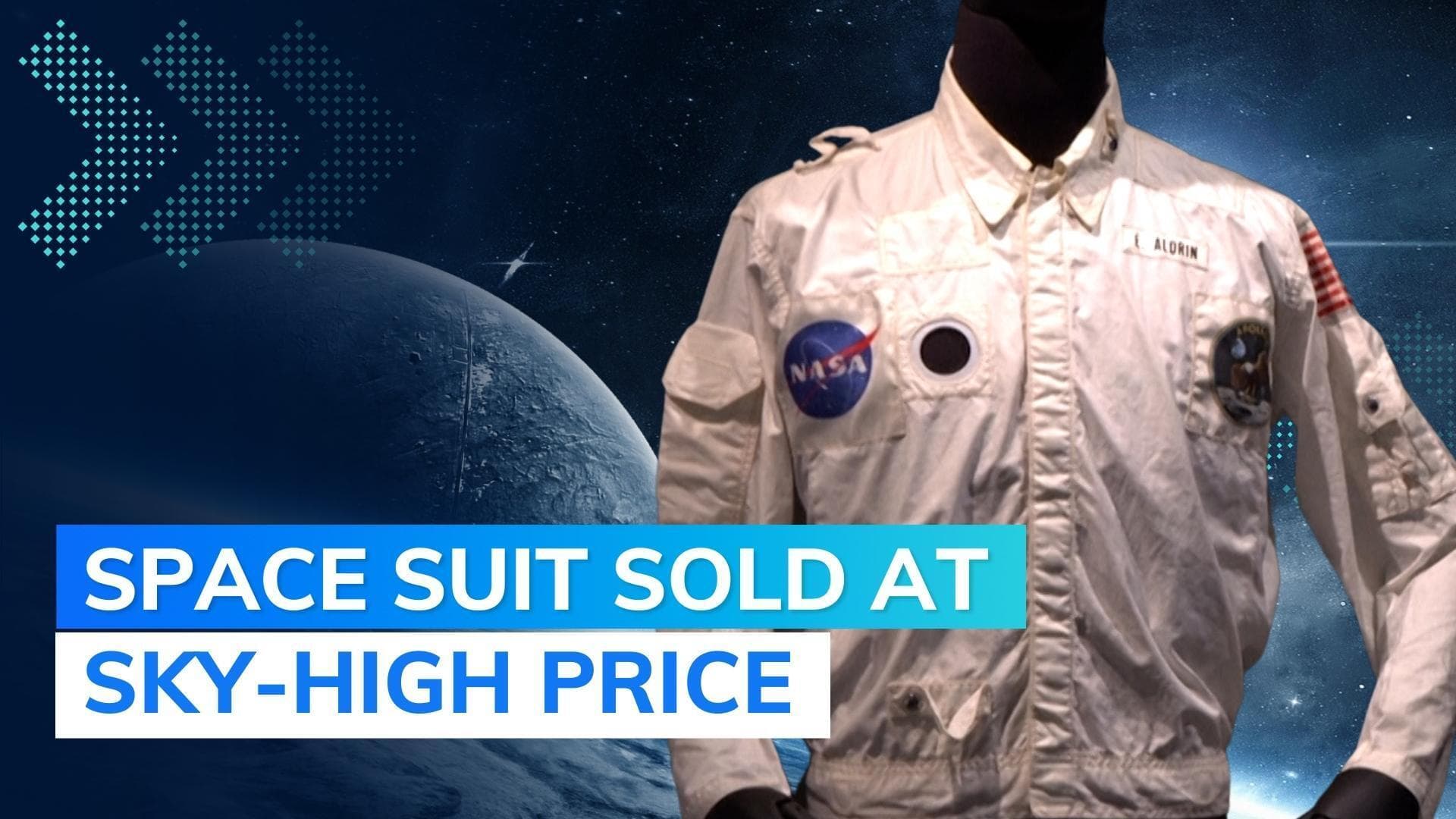 Buzz Aldrin's historic first moon landing jacket bought for a record $2.8m