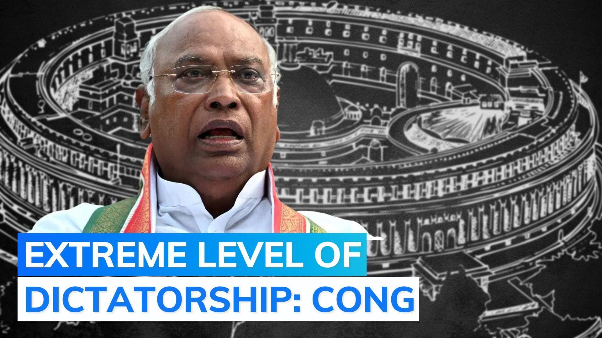 Kharge on suspension of MPs: govt wants to bulldoze key bills in Parliament