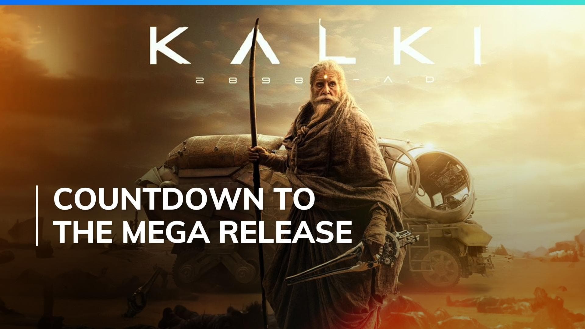 'Kalki 2898 AD’ new poster out: Amitabh Bachchan looks fierce in battlefield as he teases trailer release