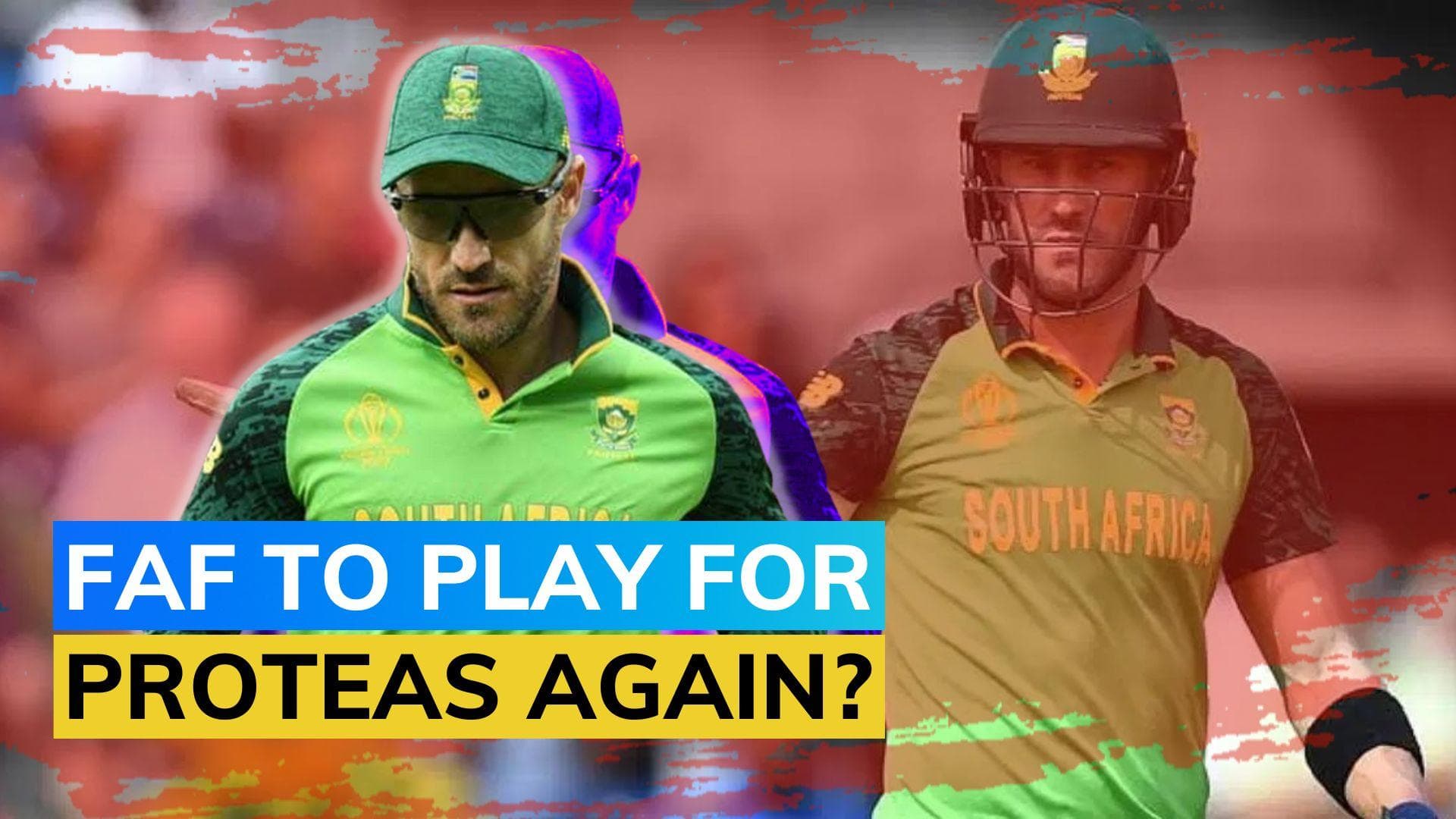 Former captain Faf du Plessis hints at possible return for South Africa at T20 World Cup