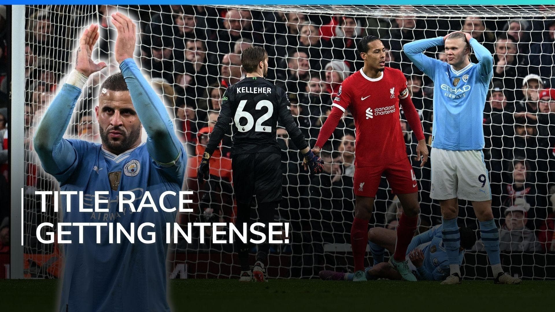 Premier League: Liverpool and Manchester City play out a draw to leave Arsenal on top