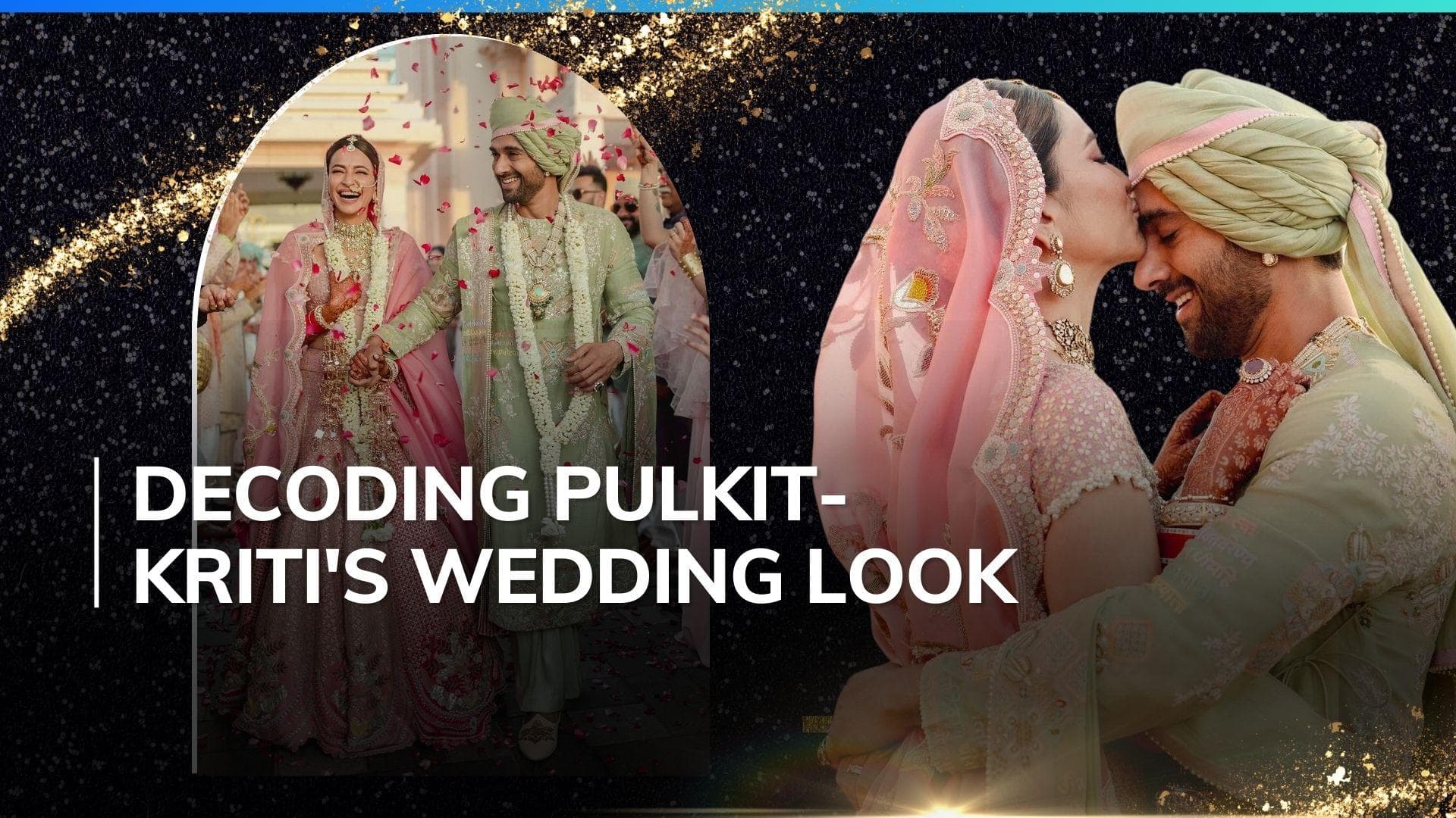 Pulkit Samrat wears pearl mala, angarakha on his wedding day; Kriti Kharbanda opts for pink lehenga