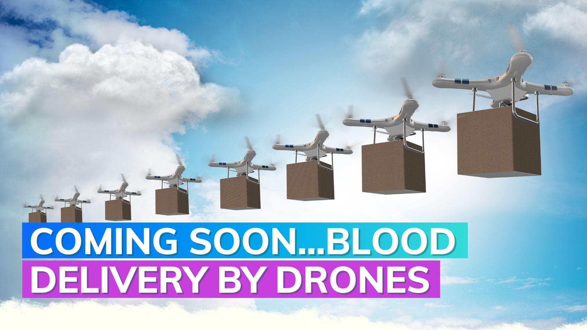 Blood distribution by drones across India may soon become a reality